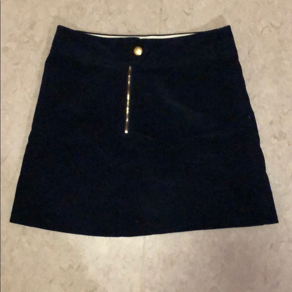 Jcrew navy skirt